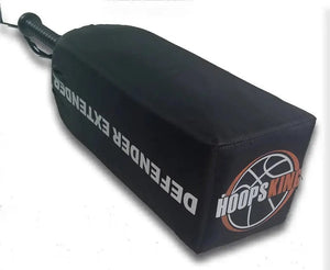 Defender Extender Basketball Training Pads by HoopsKing, black padded training aid with logo