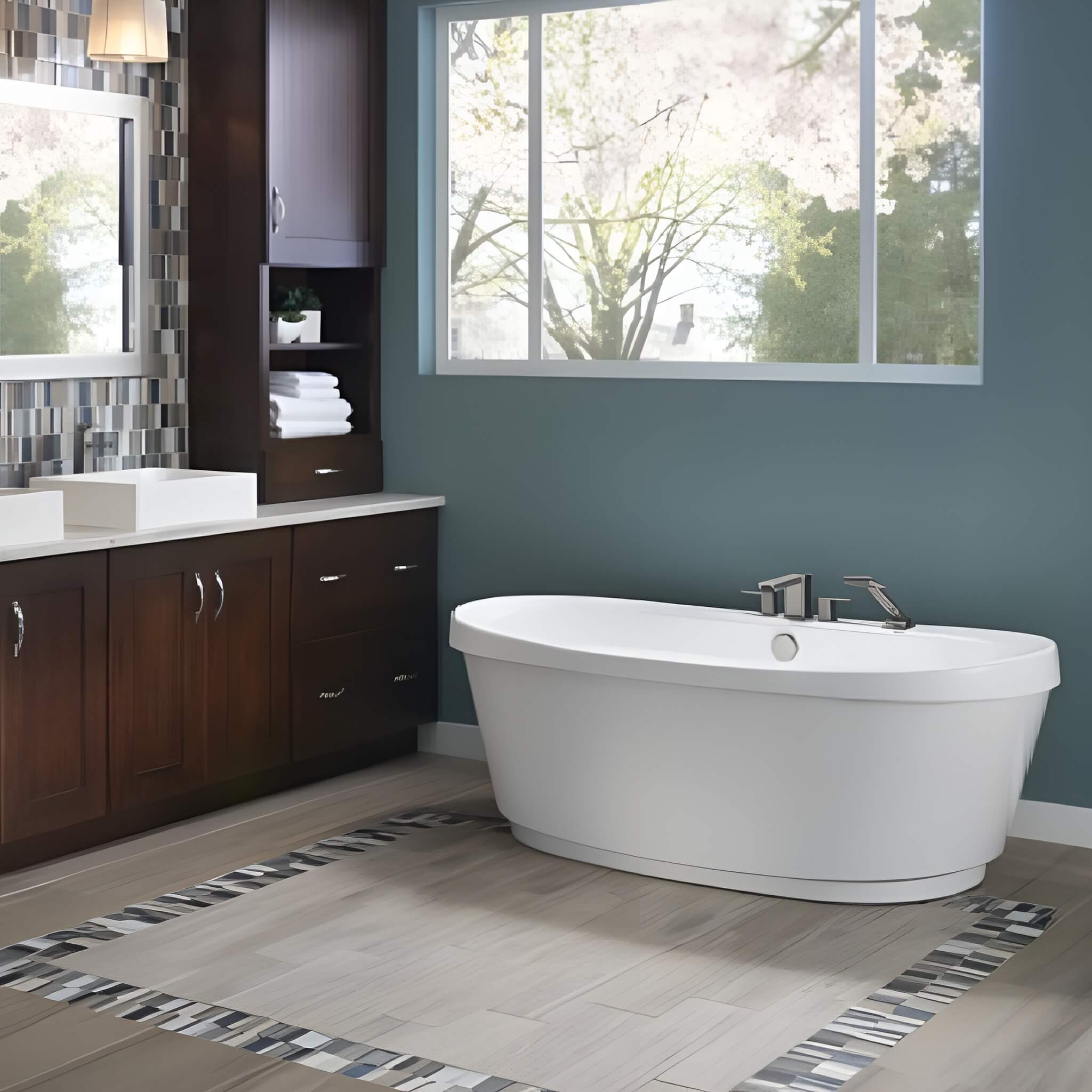 Jacuzzi Bravo 66" Freestanding Air Tub [JBRF6636ACX2XXW/B/Y] (SAK95865)