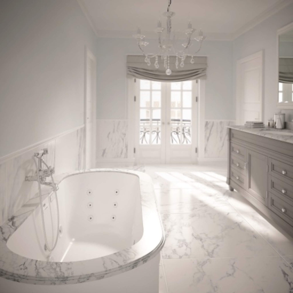 Jacuzzi Duetta 66" Premium Undermount Whirlpool Bathtub [JDUE6636WCR2H] (SAK36096)