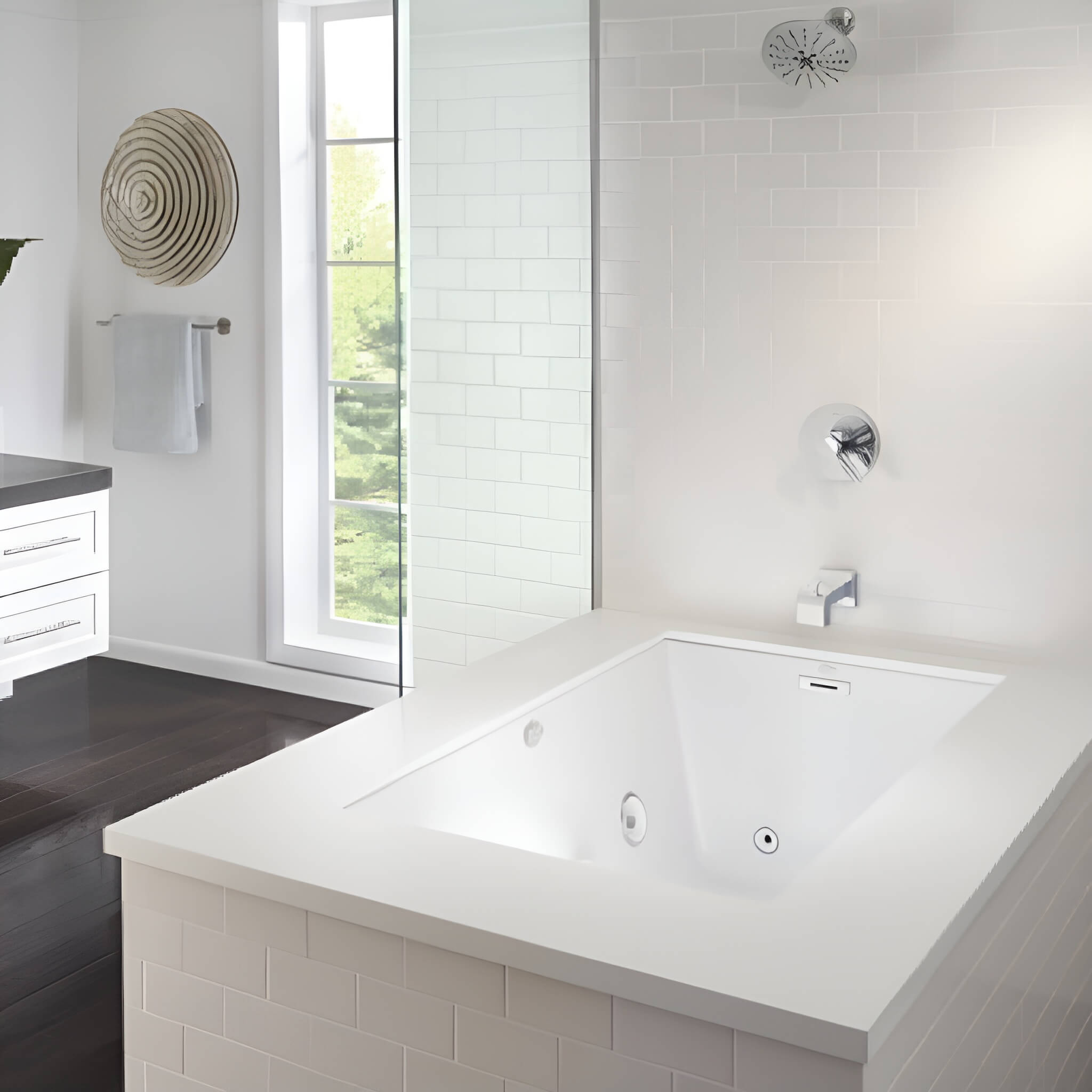 Jacuzzi Elara 72" Drop-In Acrylic Air Tub [JELA7236ALR4CXW/Y] (SAK60807)