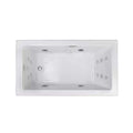 Jacuzzi Elara 72" Rectangle Acrylic Drop-In Whirlpool Bath [JELA7236WLR2XX] (SAK18546)