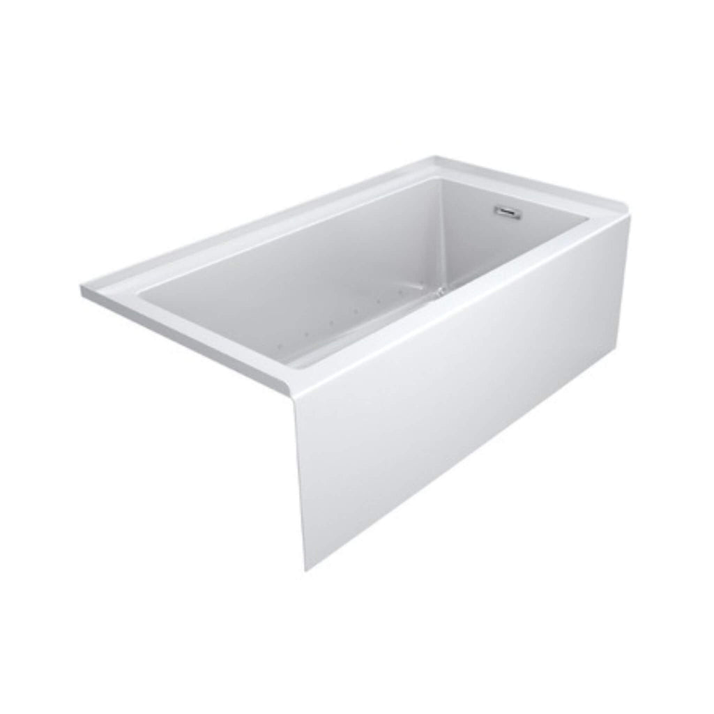 Jacuzzi Linea 3-Wall Alcove 60" Acrylic Air Tub With Right Drain [JLNS6032ARL2XXW/Y] (SAK26305)
