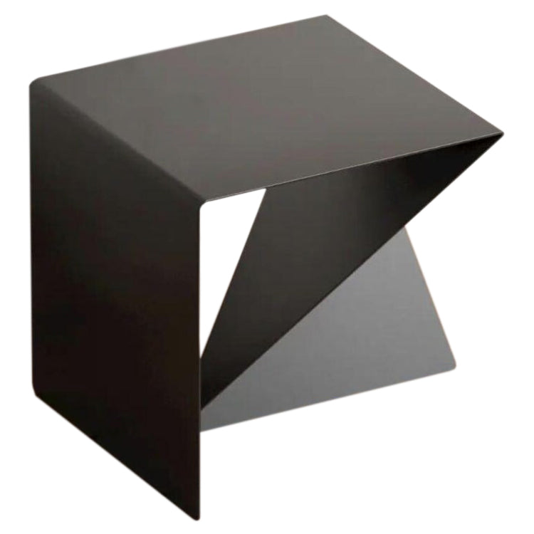 Japanese Style Asymmetrical Metal Coffee Table