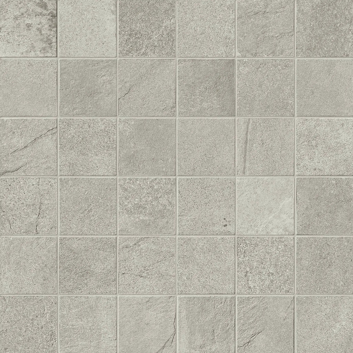 Journey Modern Grey Mosaic A Stone Look Porcelain Mosaics 12x12