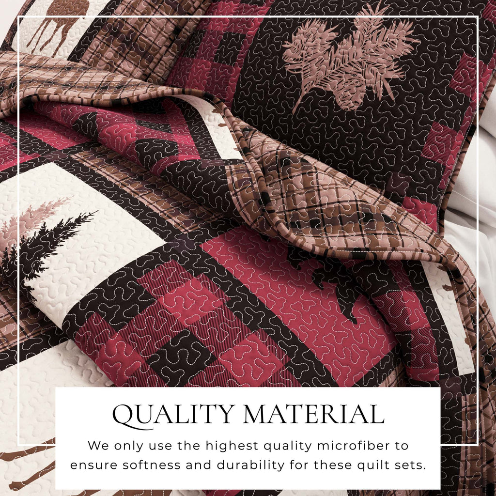 3-Piece Lodge Quilt - Stonehurst Collection