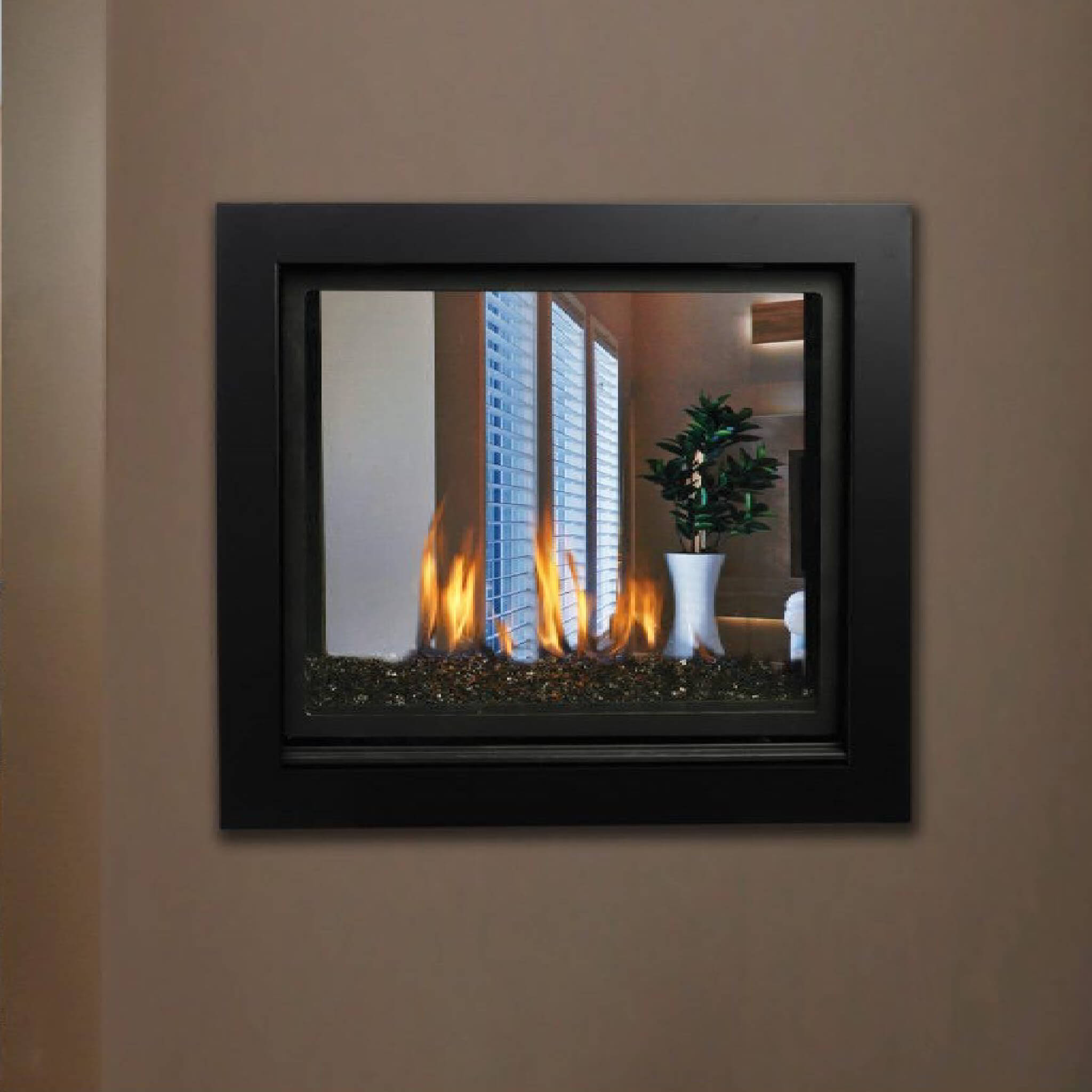 Kingsman Bentley ST 43" Zero Clearance Direct Vent Gas Fireplace (SAK41689)