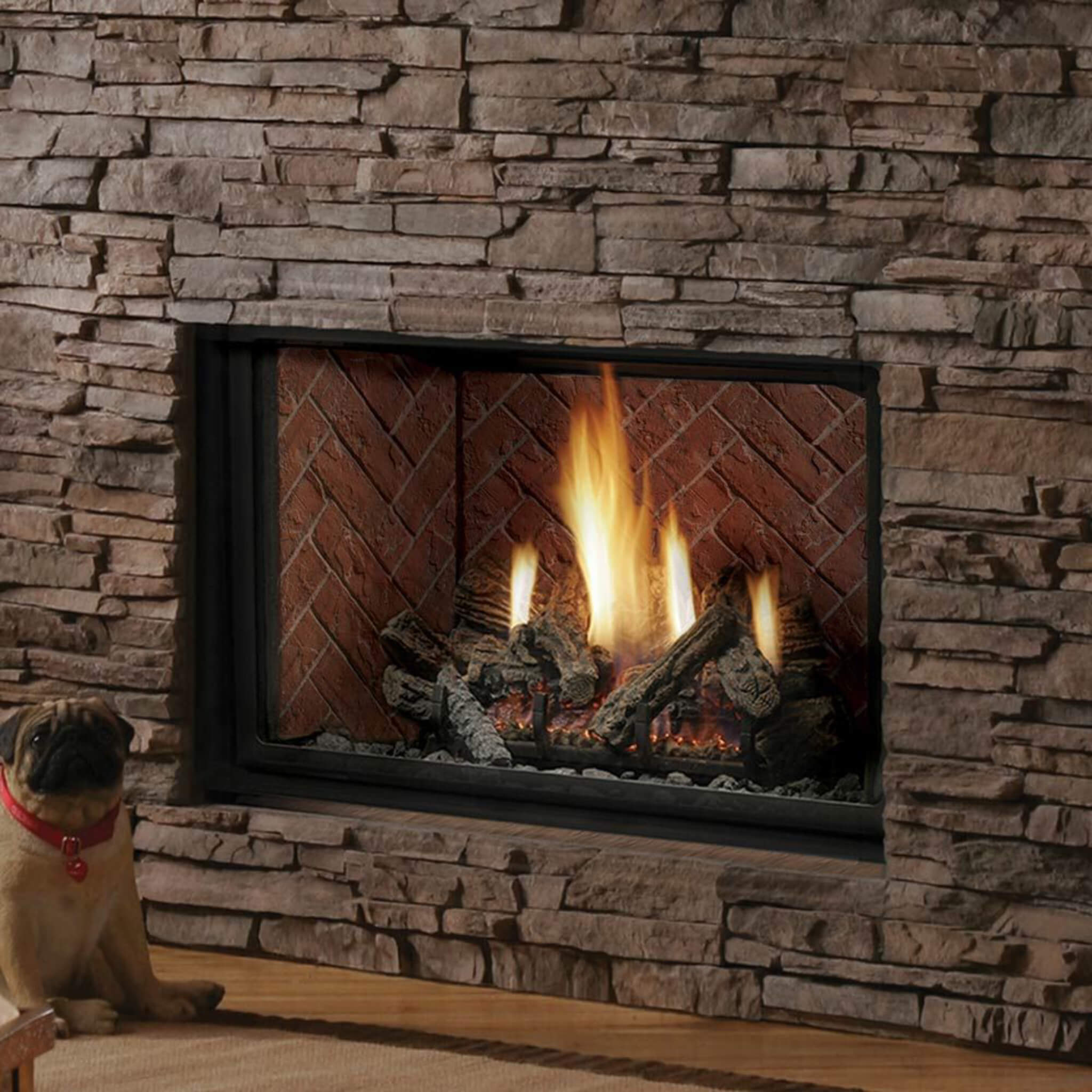 Kingsman 36" Zero Clearance 28K BTU Direct Vent Gas Fireplace (SAK19382)