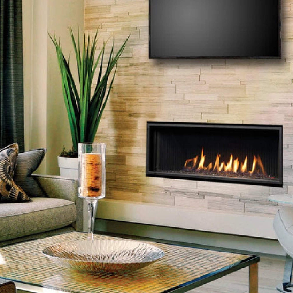 Kingsman ZCVRB 47" Linear Zero Clearance Tempered Glass Direct Vent Fireplace (SAK23415)