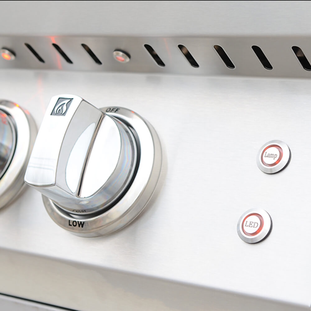 KoKoMo Grills 40" Professional 87K BTU LP NG 5 Burner Built-In Stainless Steel Gas Grill (SAK75364)