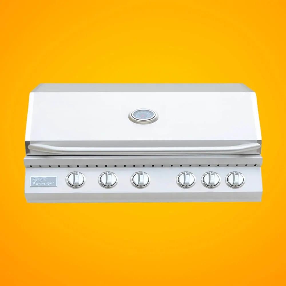KoKoMo Grills 40" Heavy Duty 72K BTU LP/NG 5 Burner Built-In Stainless Steel Gas Grill (SAK73152)