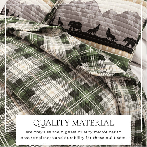 3-Piece Lodge Quilt - Salt Creek Collection