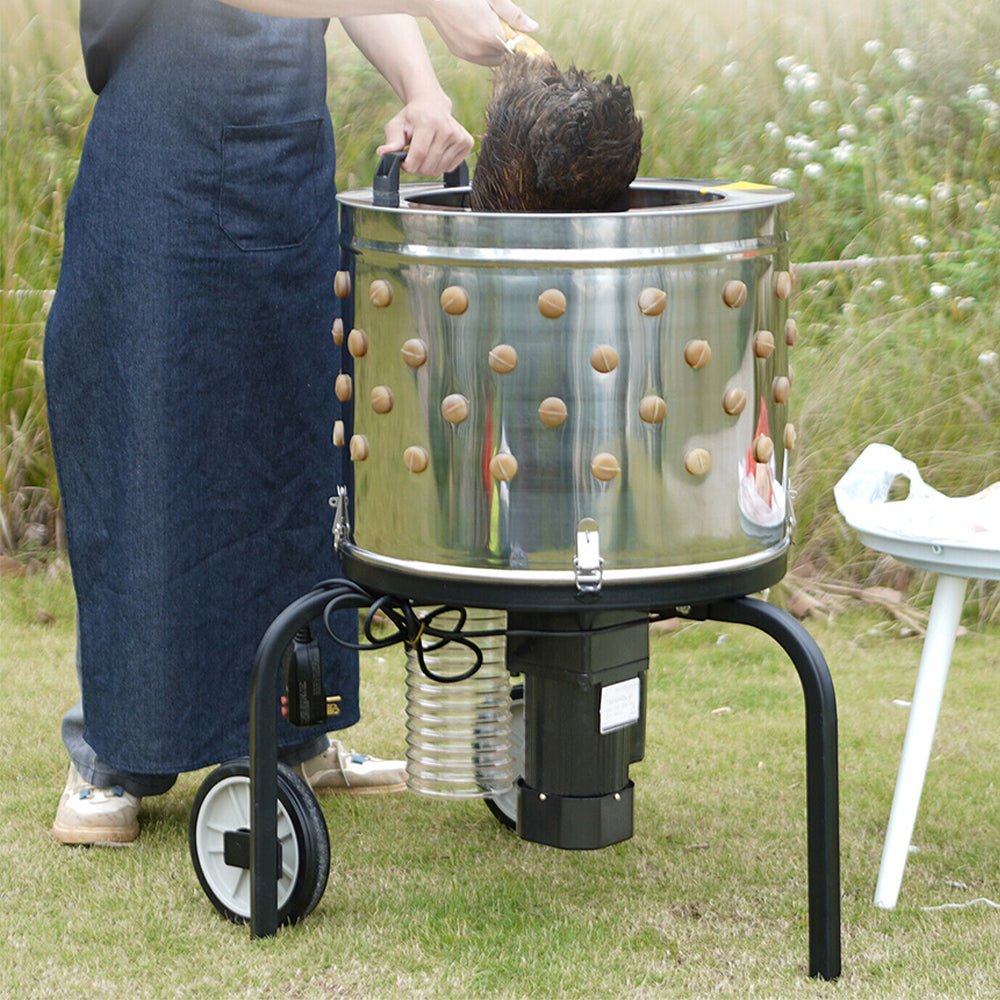 Large Heavy Duty Chicken Defeathering Plucker Machine, 20 Inch (93425601)