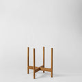 Rounded Hardwood Plant Stand