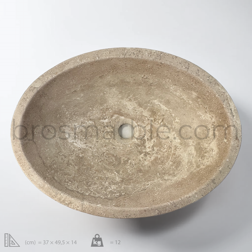 Mocha Travertine  Sink