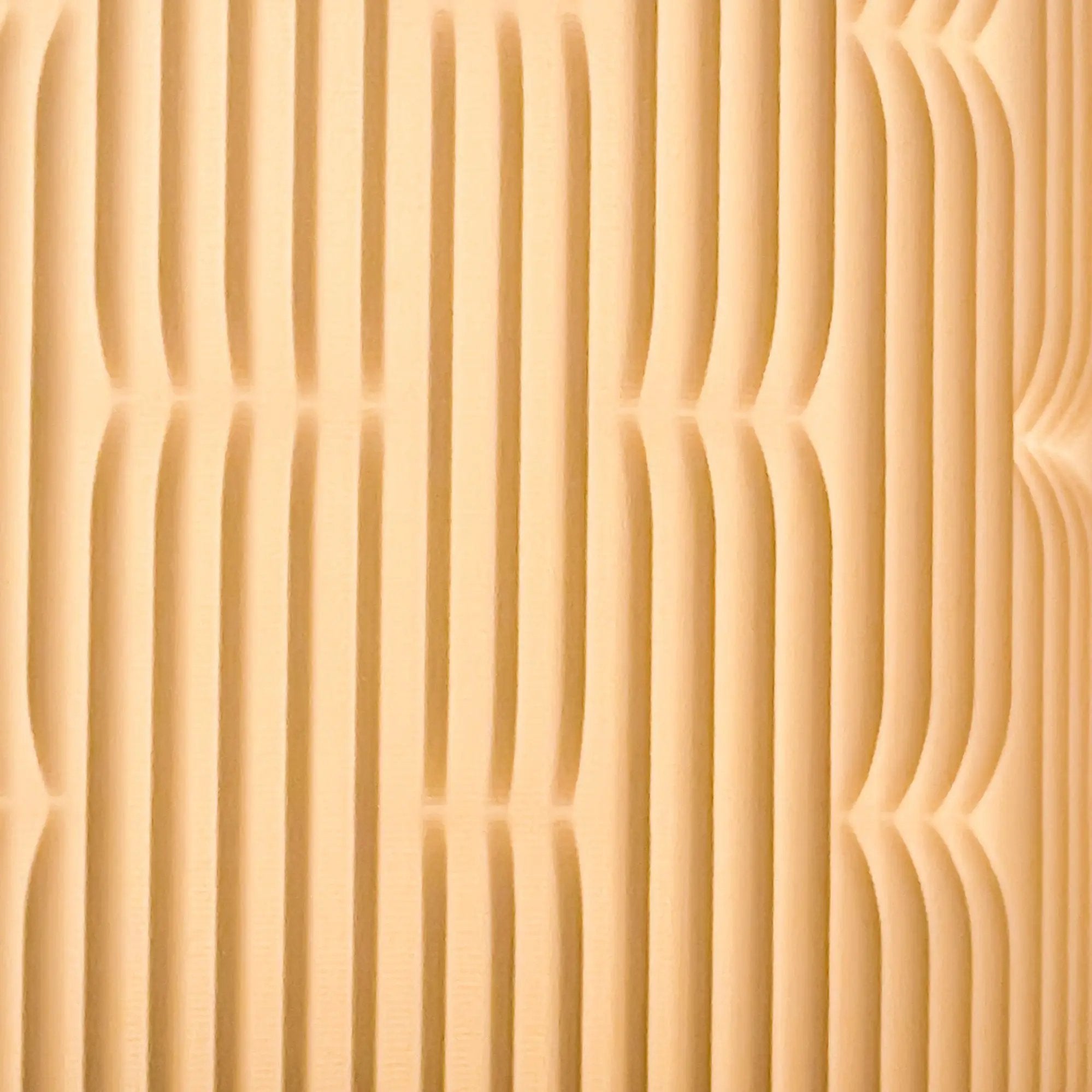 Liunk Table Lamp beige shade with vertical pleated ridges