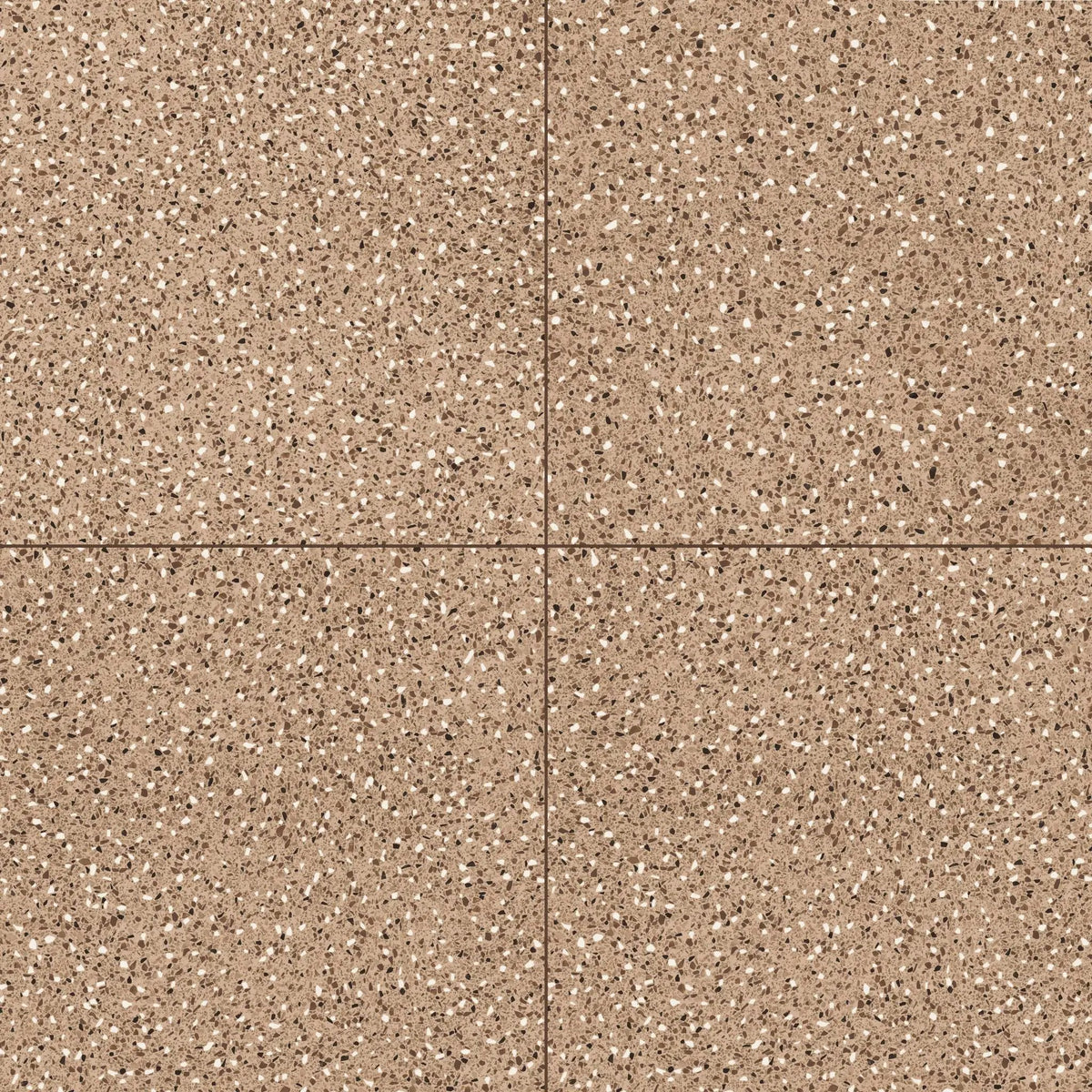 Elite Color Red Anti-Slip Terrazzo Look Porcelain Tiles 24x24