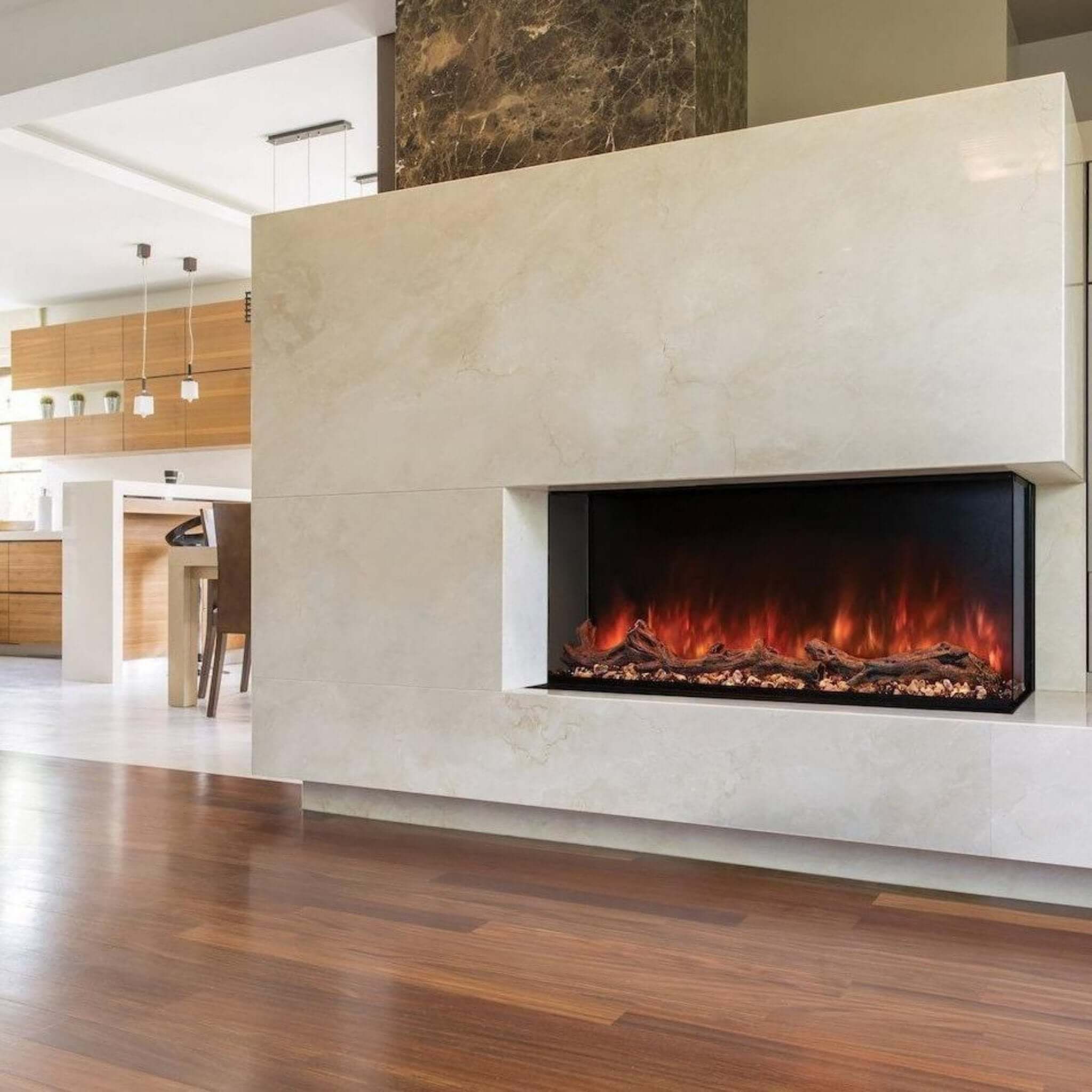 Modern Flames Landscape Pro Multi 120” Linear Multi-Sided Electric Fireplace [LPM-12016V2] (SAK32876)