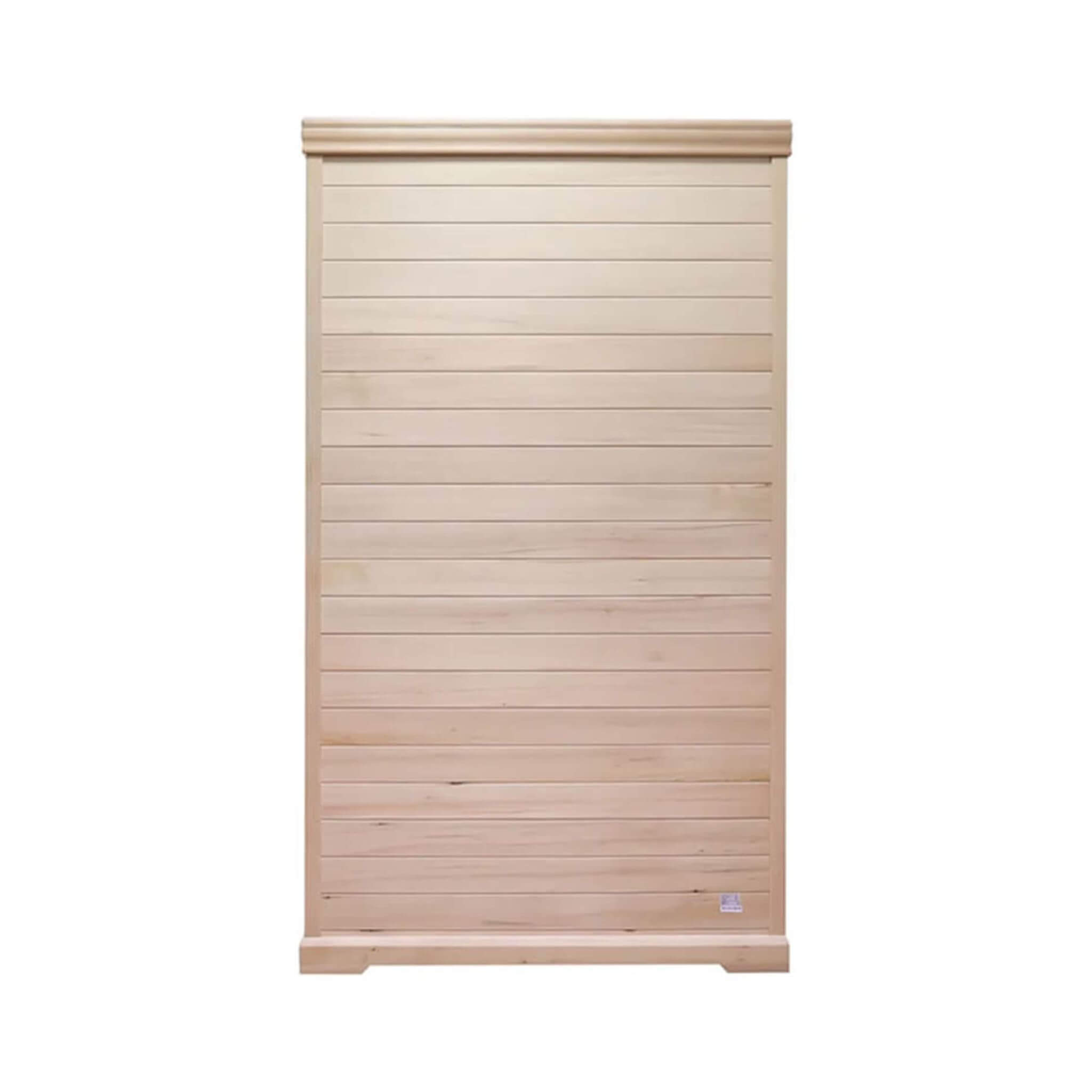 Luxury 2-Person Hemlock Wood FAR Infrared Sauna Room W/ Glass Door, 1750W (SAK81525)