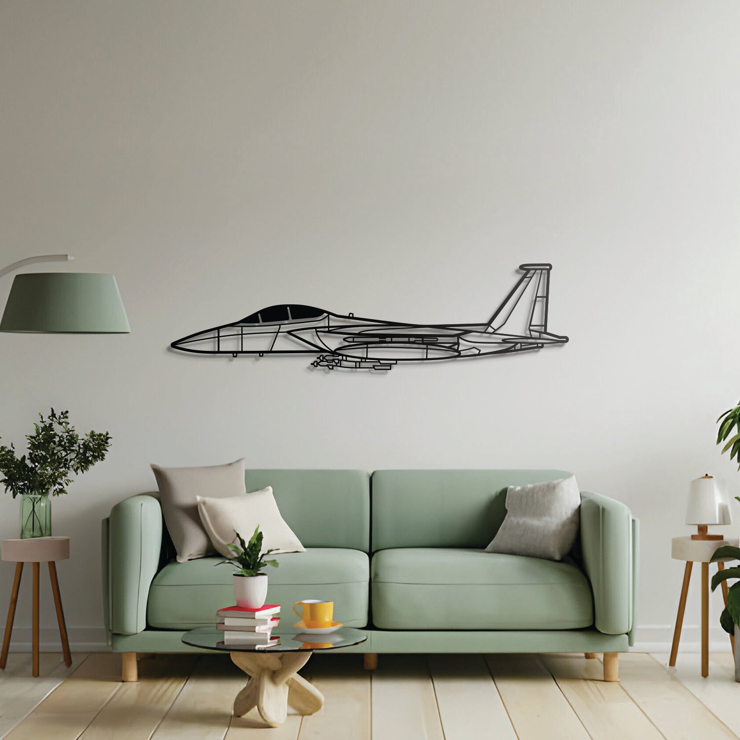 F-15E Strike Eagle Metal Aircraft Wall Art - NCP0075