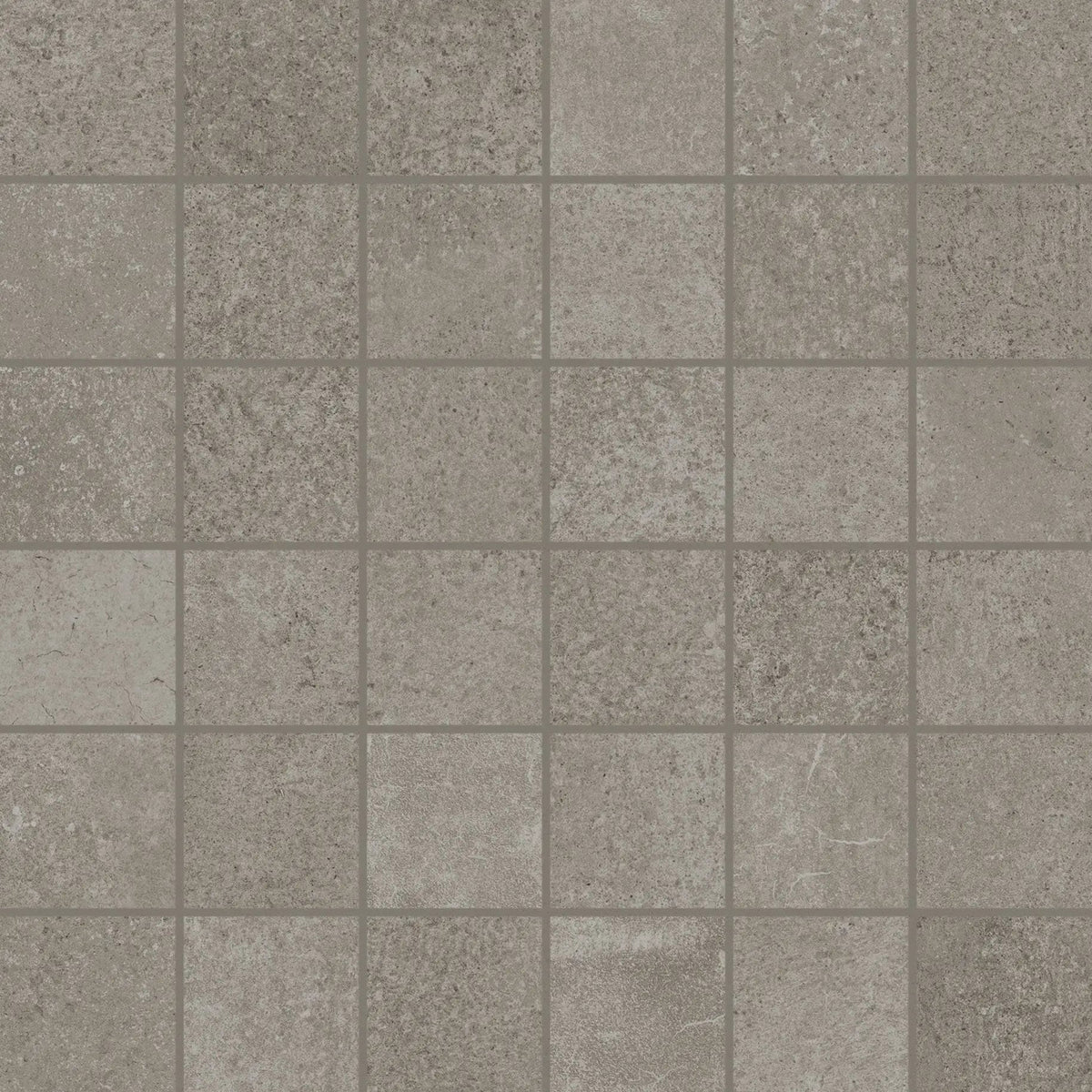 Made.in Vision Grey Mosaic A Concrete Look Porcelain Mosaics 12x12