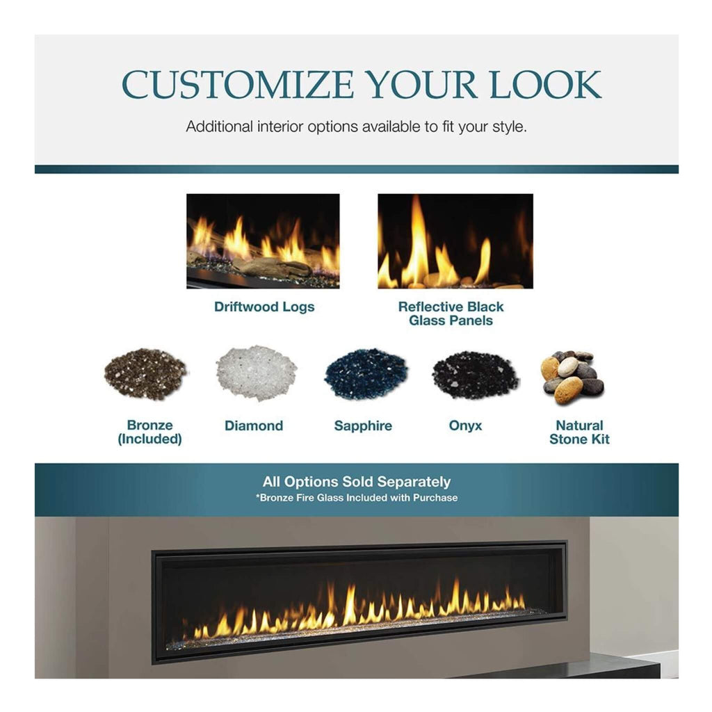Majestic Echelon II 60" Linear Direct Vent Fireplace [ECHEL60IN-C] (SAK57214)