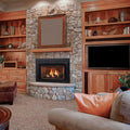 Majestic Meridian 36" Platinum Natural Gas Fireplace [MER36PN] (SAK43751)