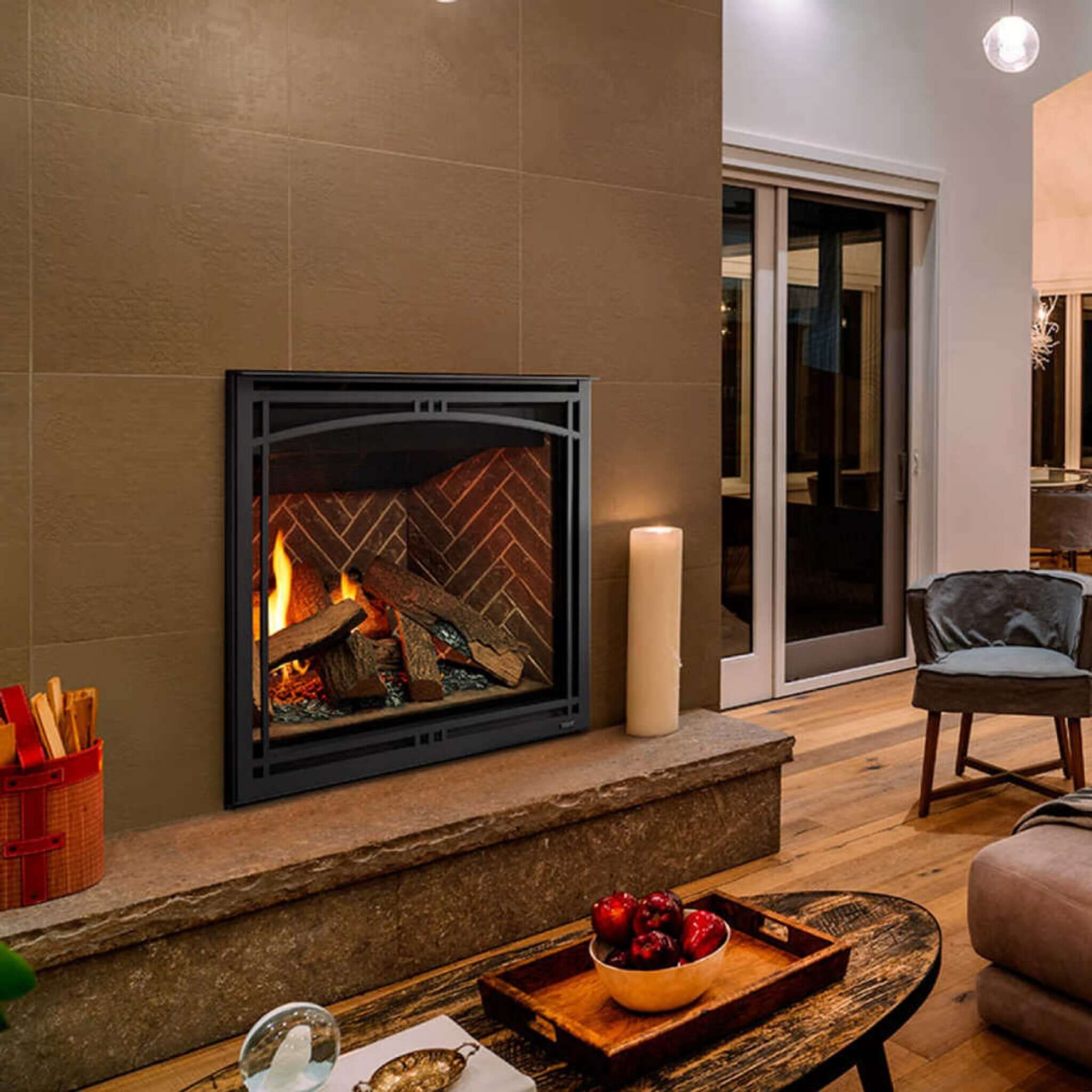 Majestic Meridian 36" Direct Vent Fireplace [MER36N/L] (SAK36135)