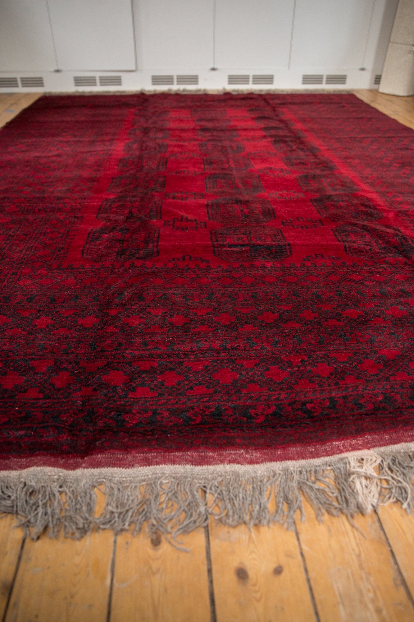 9x12.5 Vintage Afghani Ersari Design Carpet