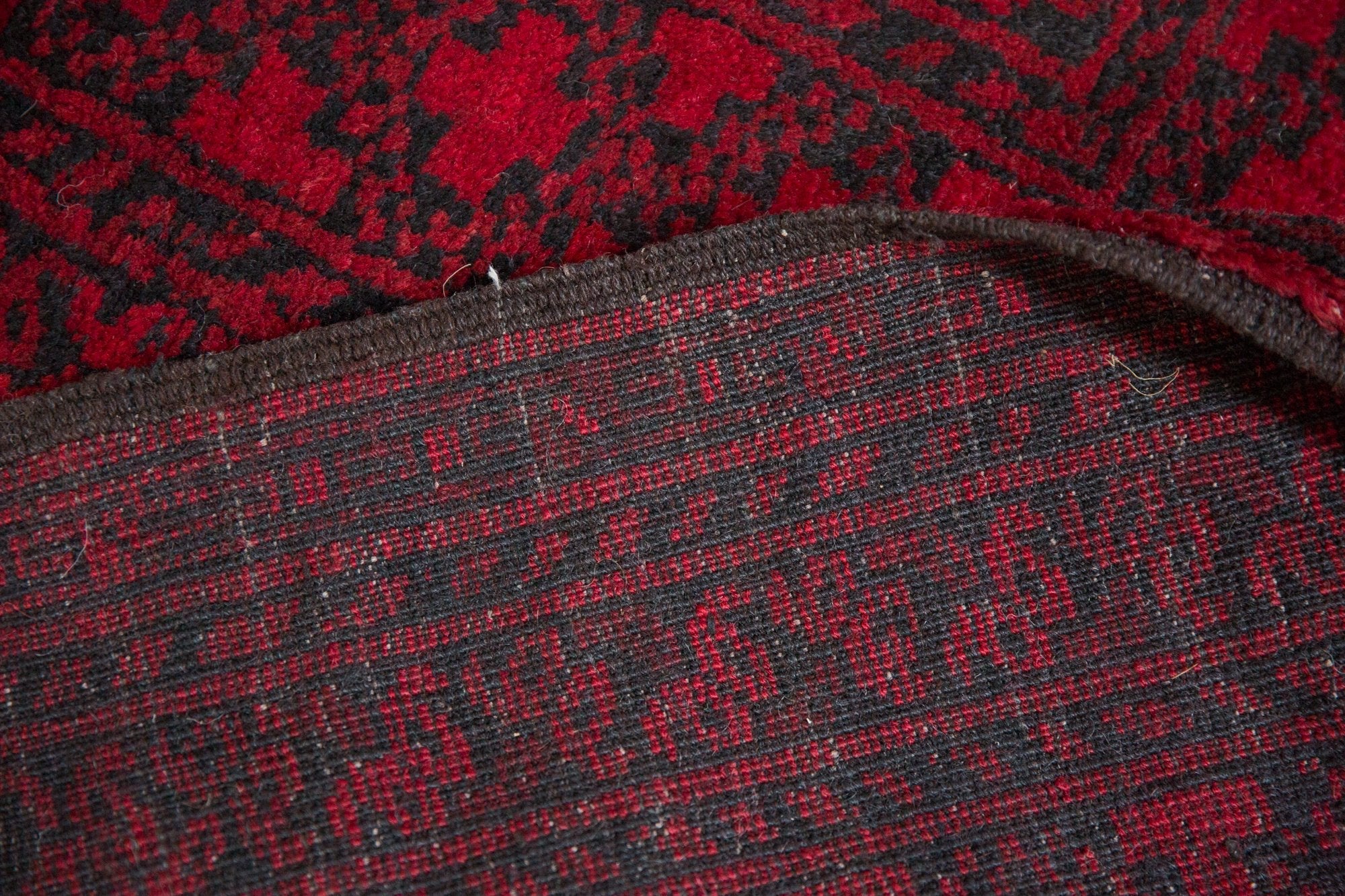 9x12.5 Vintage Afghani Ersari Design Carpet