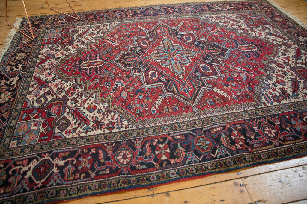 6x8.5 Vintage Heriz Carpet