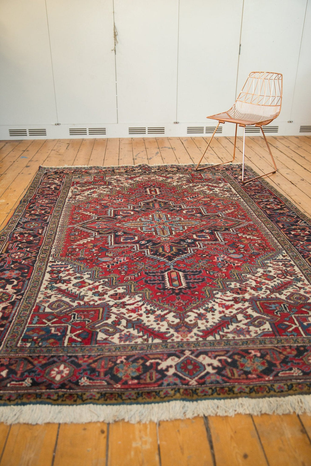 6x8.5 Vintage Heriz Carpet