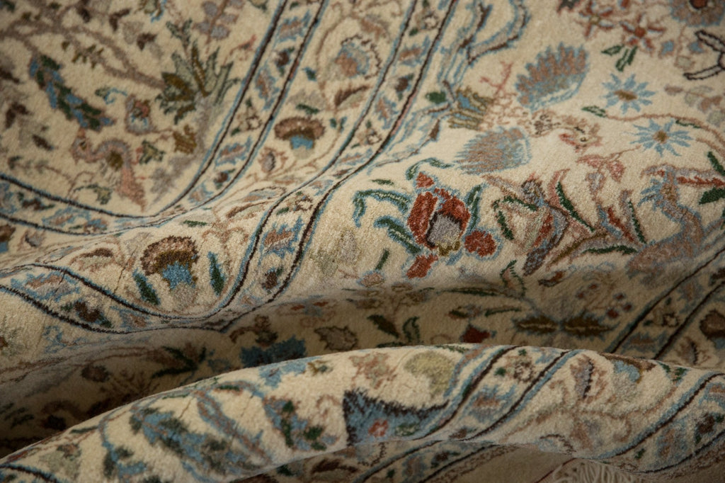 11x11.5 Vintage Tabriz Square Carpet