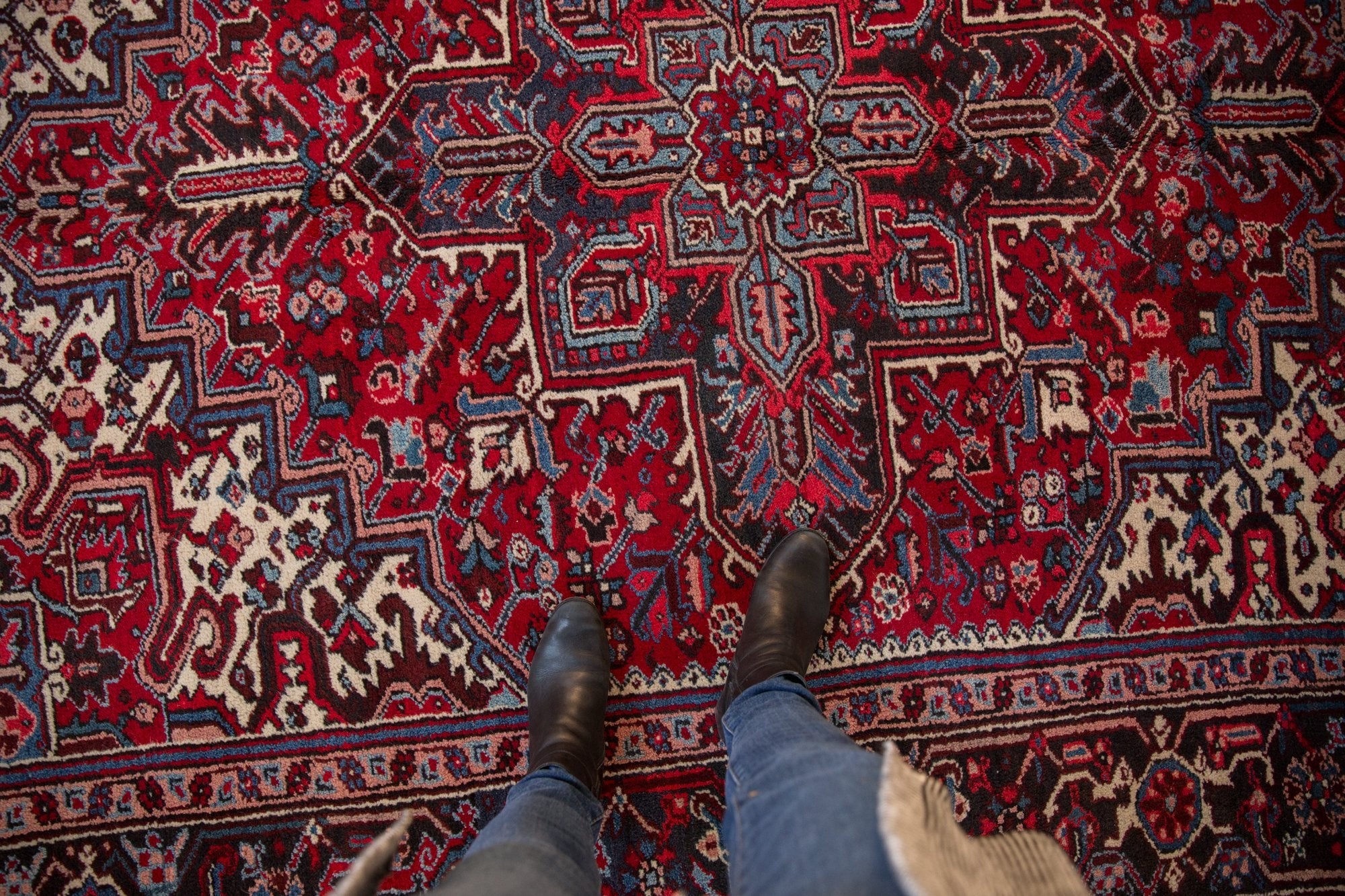 7x9.5 Vintage Mehrivan Carpet