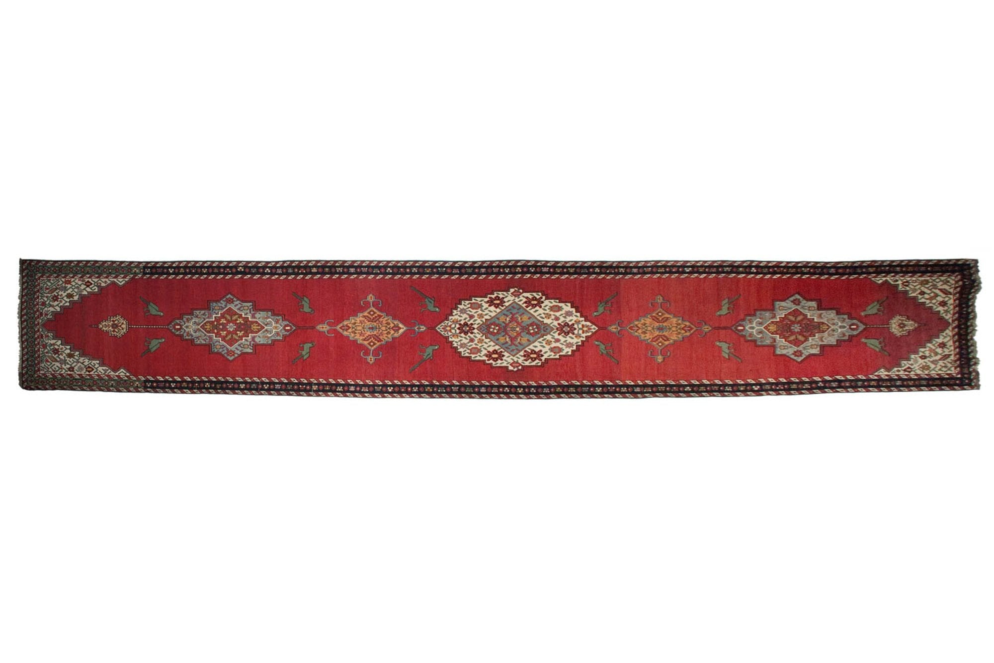 3.5x22 Antique Karabagh Rug Runner