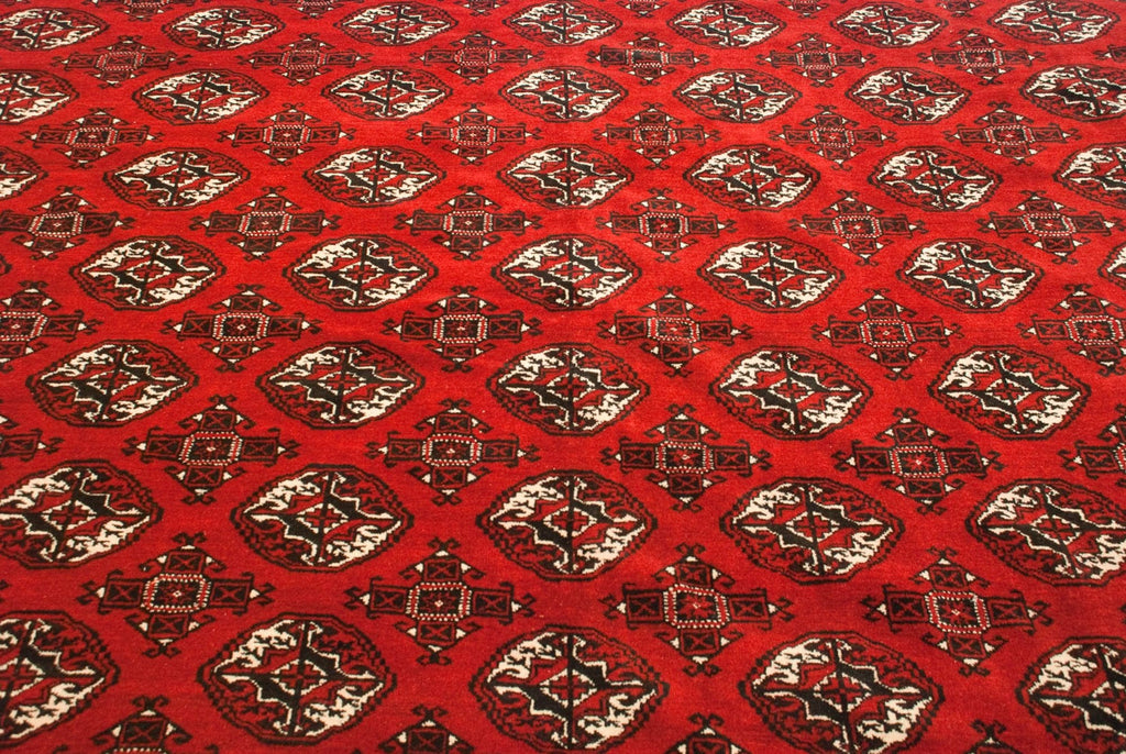 11.5x14 Vintage Bokhara Design Carpet