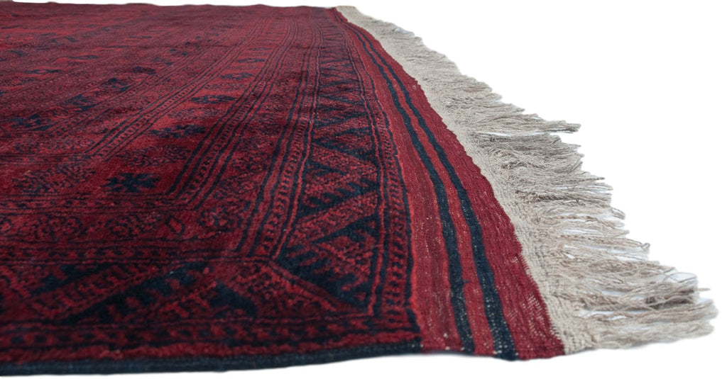 15x15 Vintage Afghani Ersari Design Square Carpet