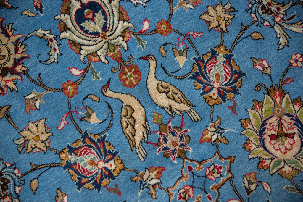 8.5x13 Vintage Qom Carpet