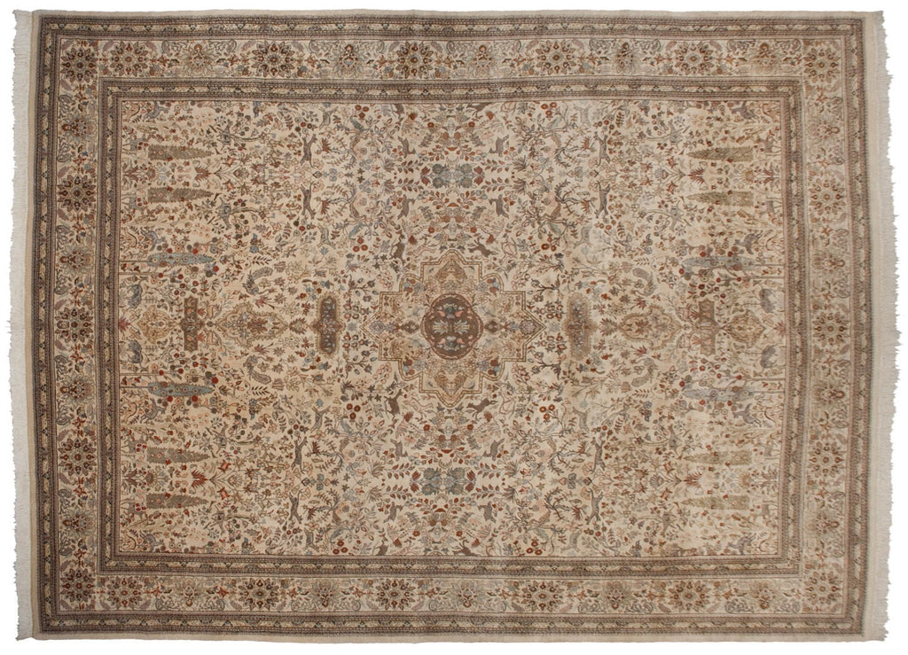 11.5x15.5 Vintage Tabriz Carpet