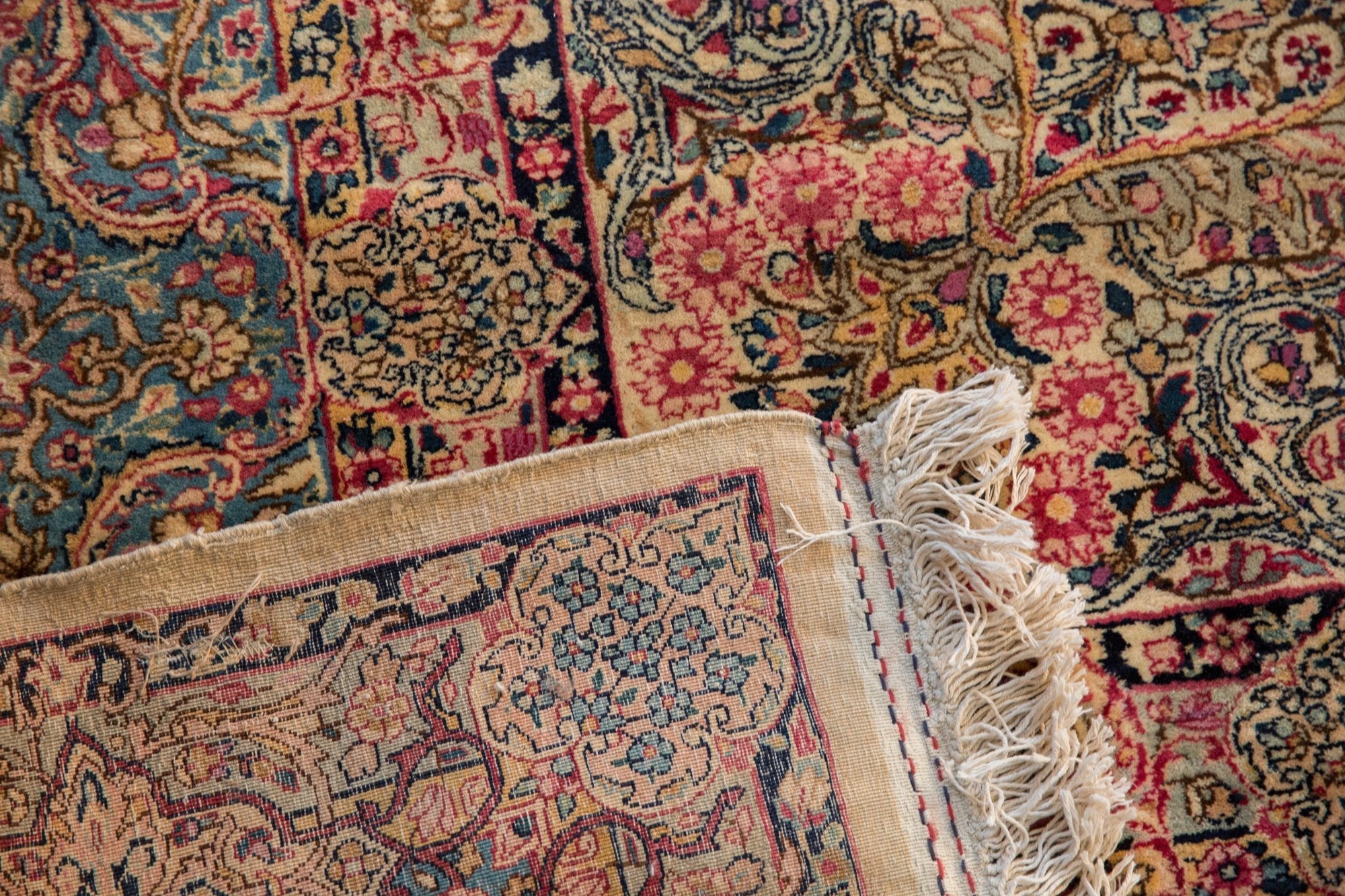 11.5x19.5 Vintage Lavar Kerman Carpet