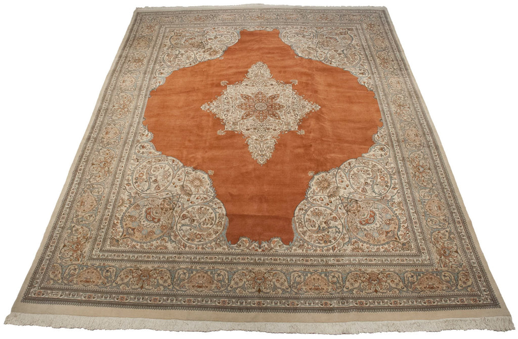 12.5x17.5 Vintage Tabriz Carpet