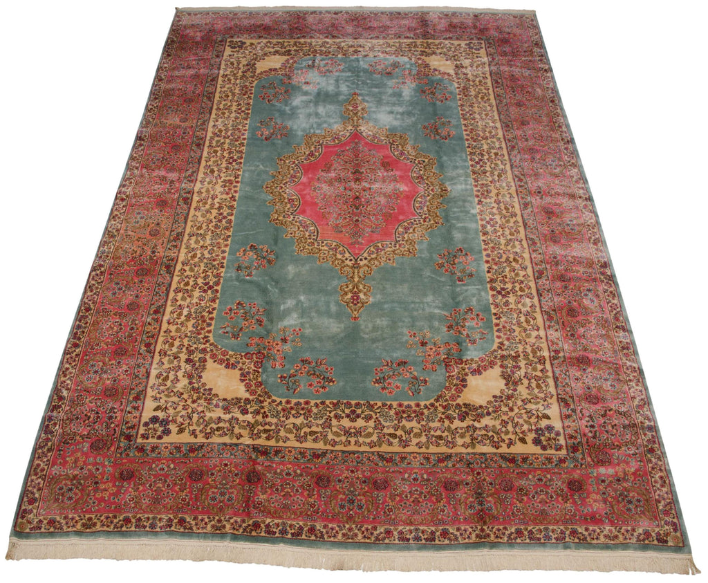 10x16.5 Vintage Fine Kerman Carpet