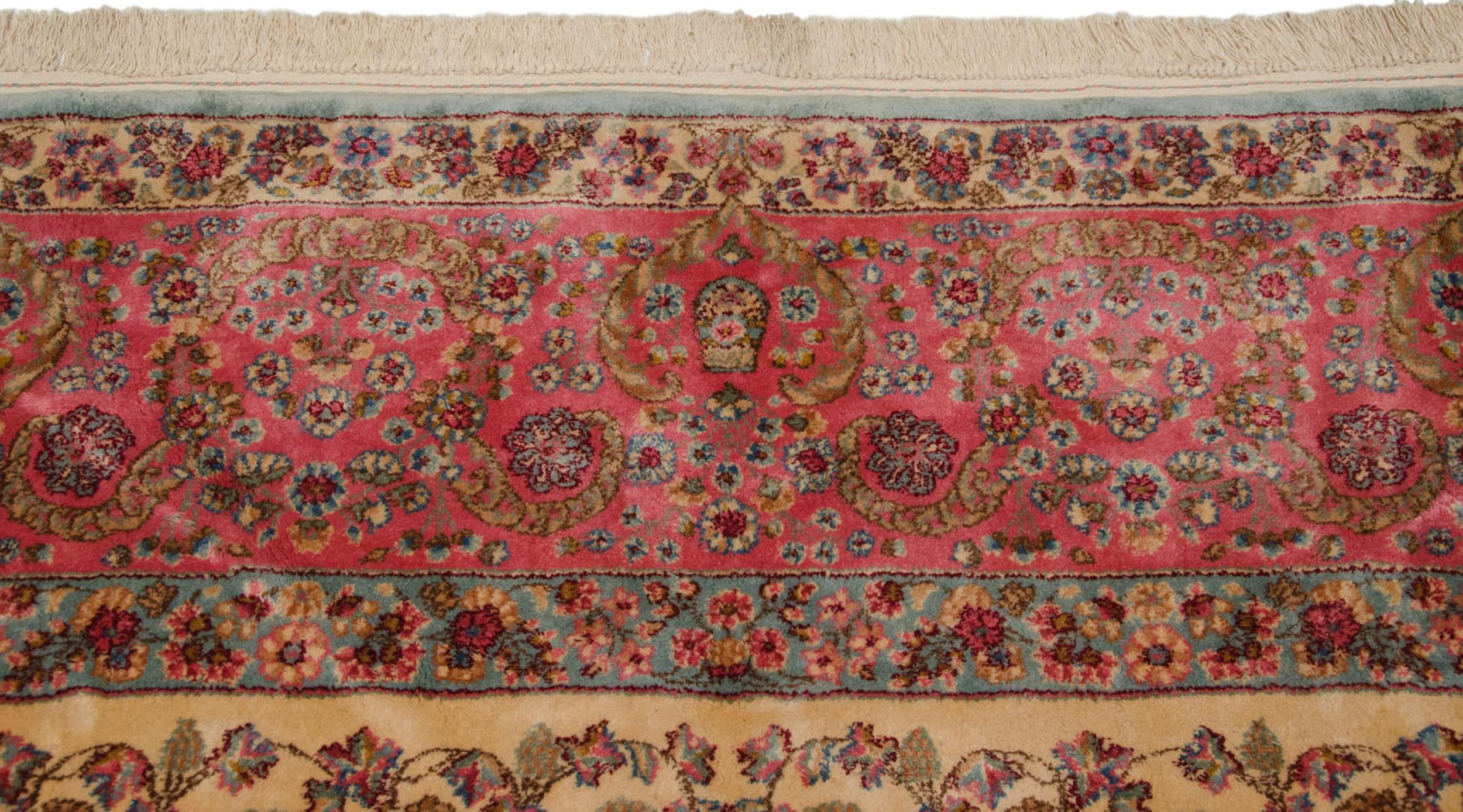 10x16.5 Vintage Fine Kerman Carpet