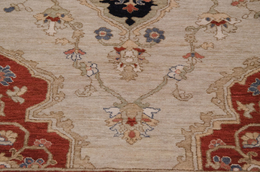 6x9 Vintage Armenian Serapi Design Carpet