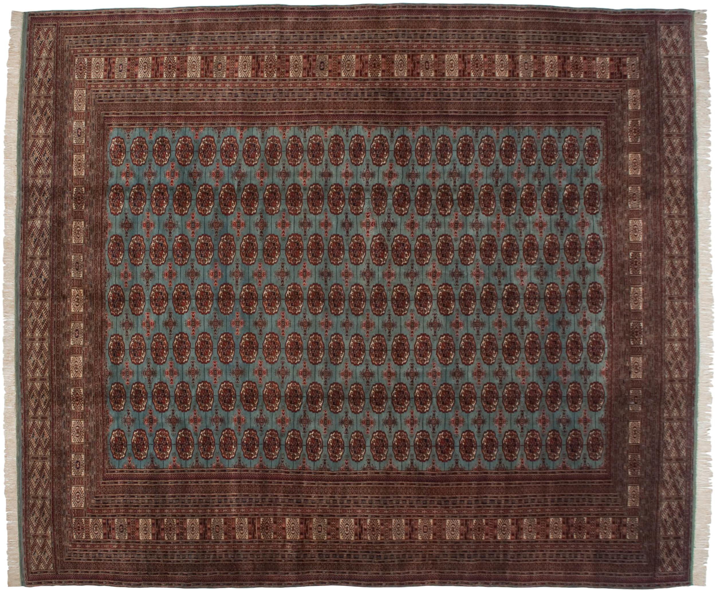 12x14.5 Vintage Fine Bokhara Carpet