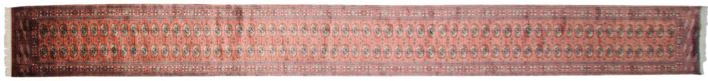 2.5x24.5 Vintage Fine Bokhara Rug Runner