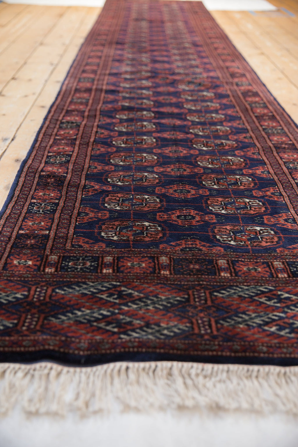2.5x12 Vintage Fine Bokhara Rug Runner