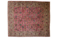 12x13.5 Vintage Tabriz Square Carpet