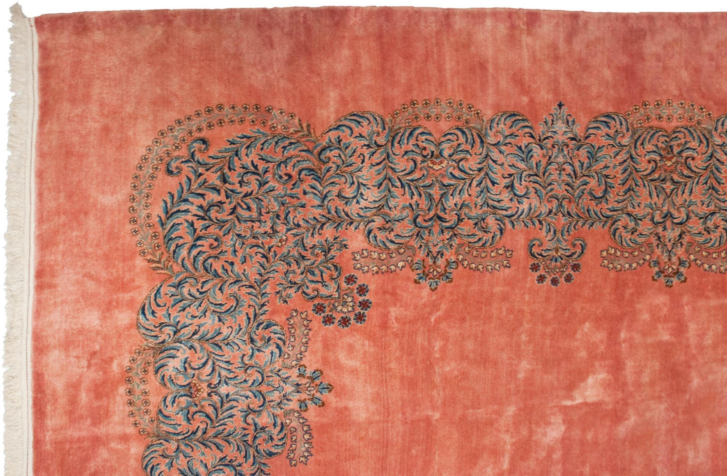 11x14 Vintage Fine Kerman Carpet