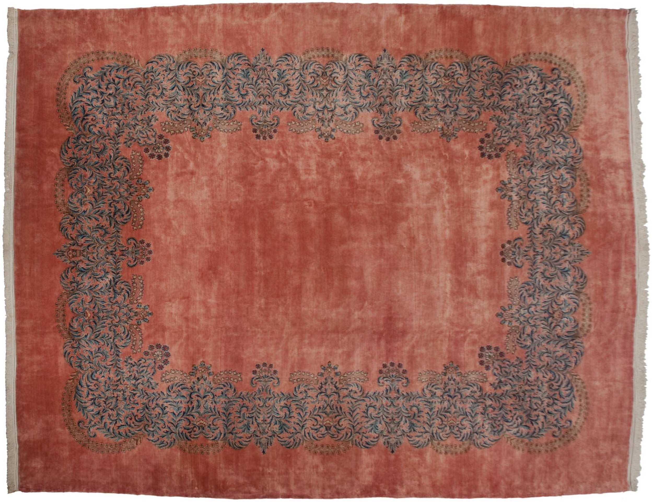 11x14 Vintage Fine Kerman Carpet