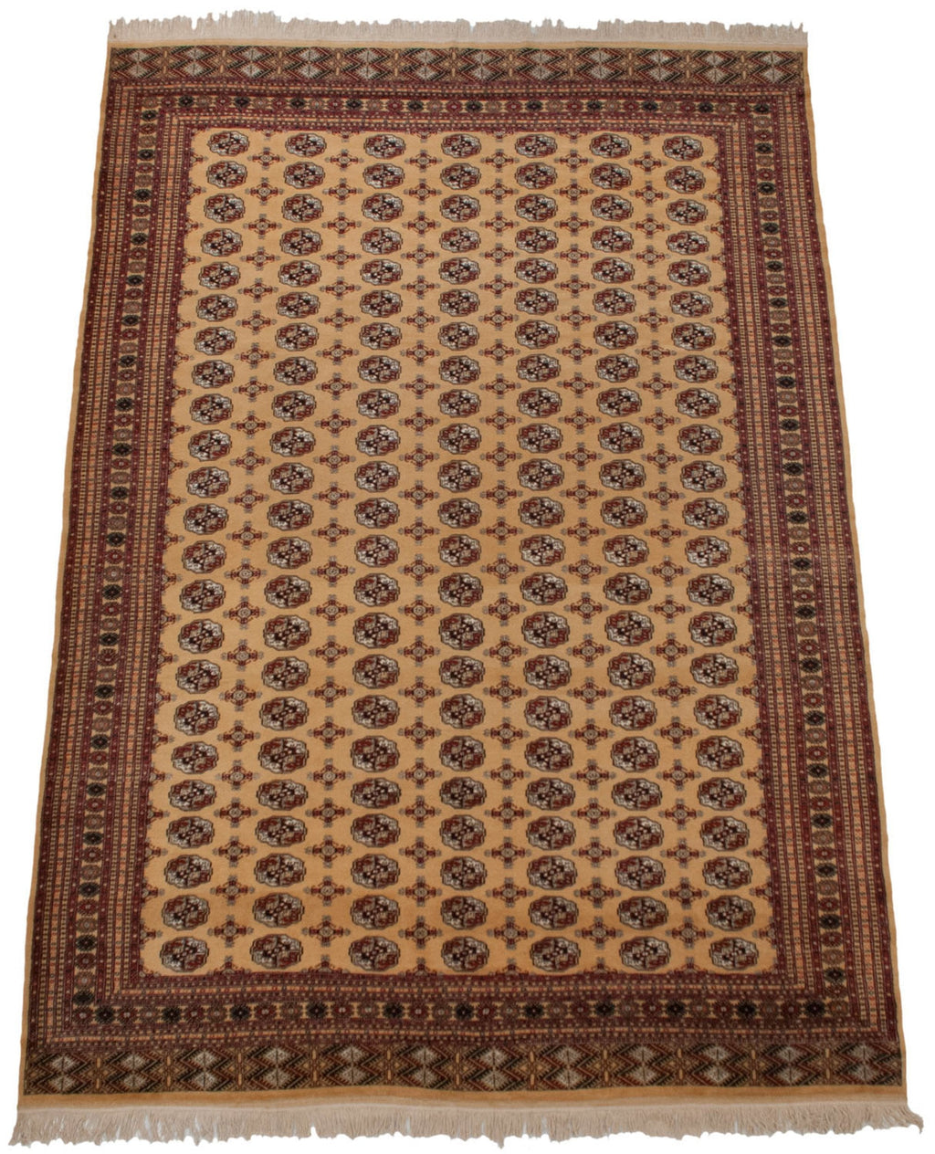 10x14.5 Vintage Bokhara Carpet
